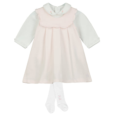 Eireann Pinafore Dress with Tights