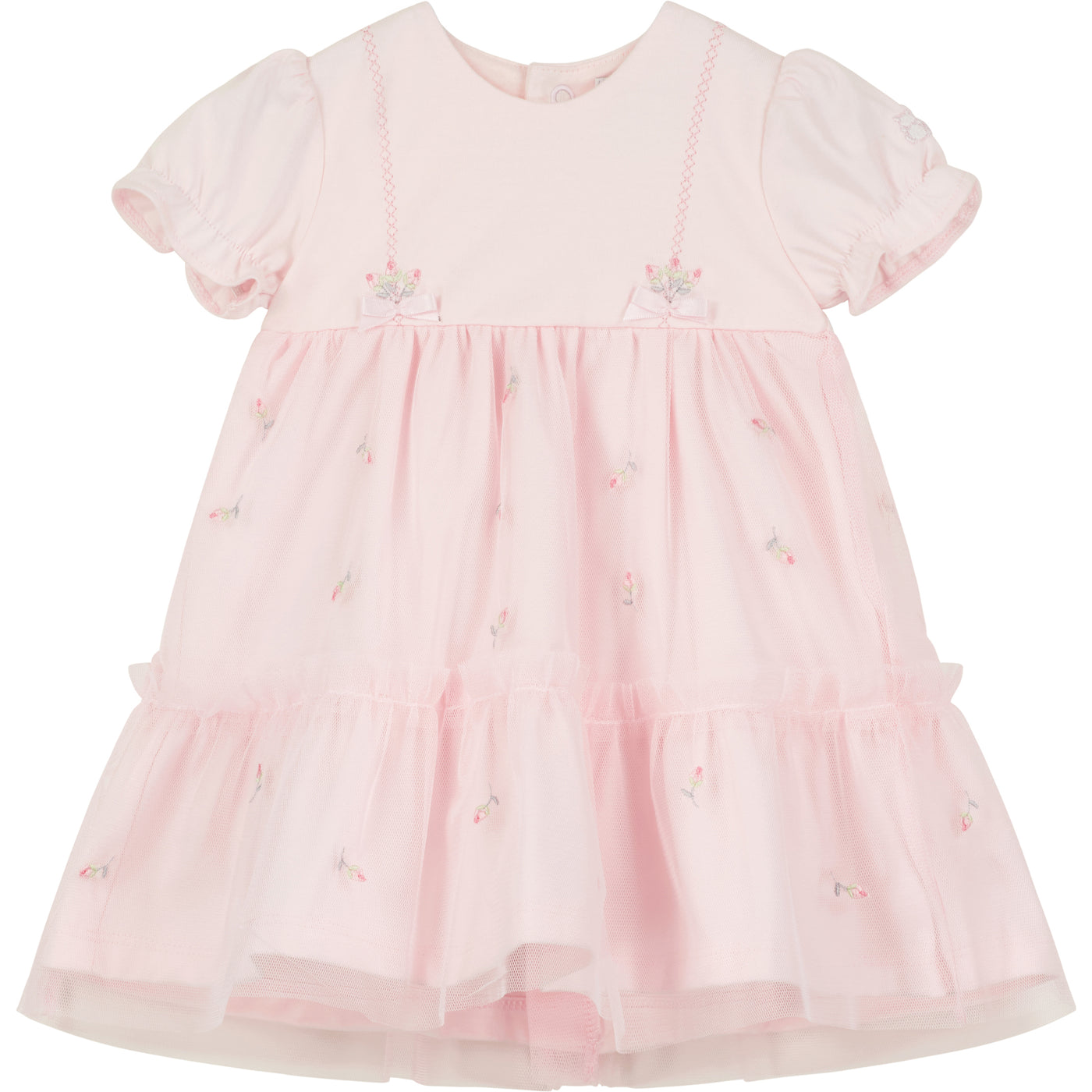 Fabienne Tulle Overlay Baby Girls Dress