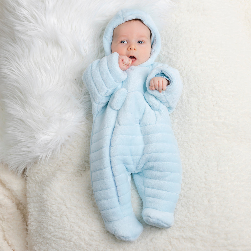 Pram Suit Baby Boys Snow Suits Abel Baby Boys Fleece Pramsuit Baby