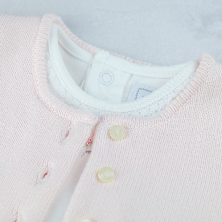 Annabel Baby Girls Babygrow Cardigan Set New Baby Clothes