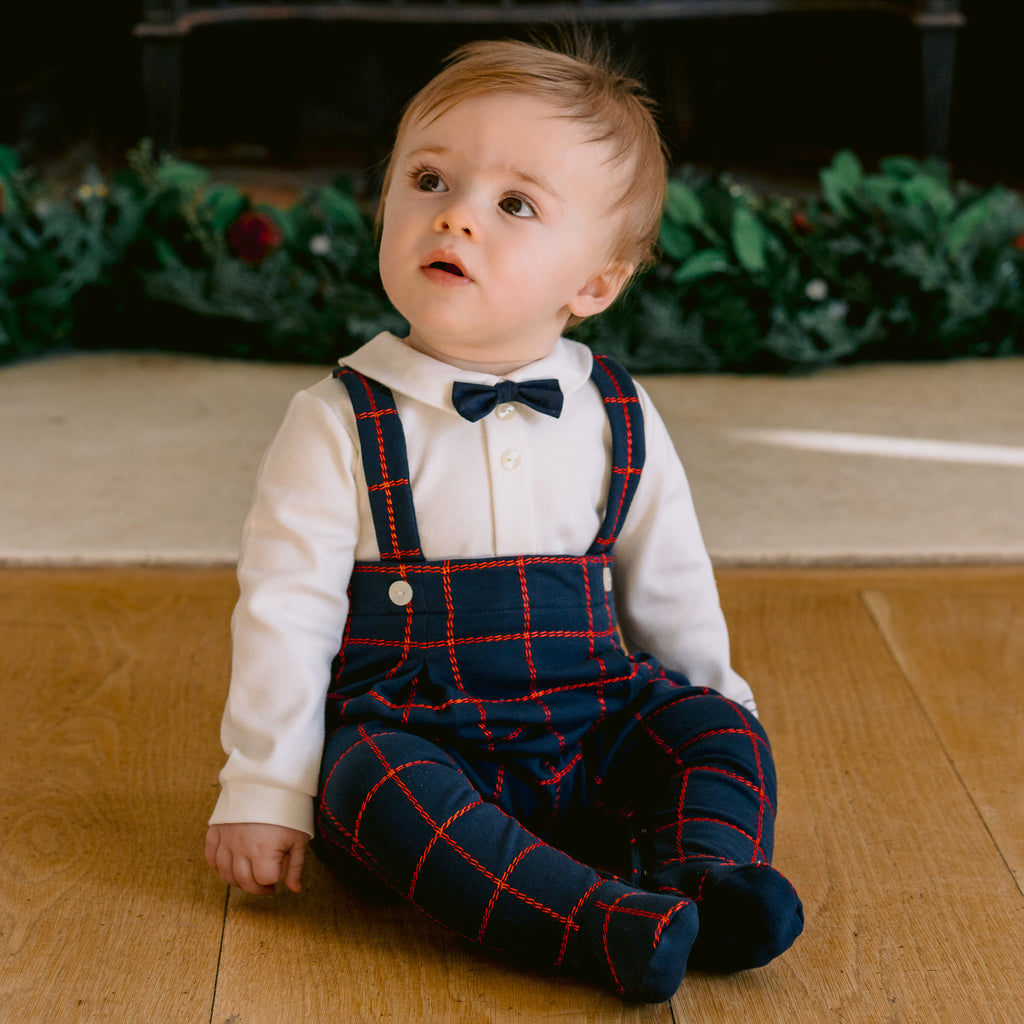 Elmo Mock Dungaree Babygrow
