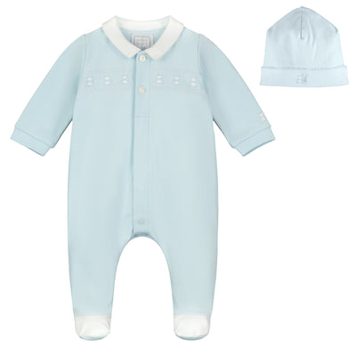 Fisher Baby Boys Babygrow and Hat