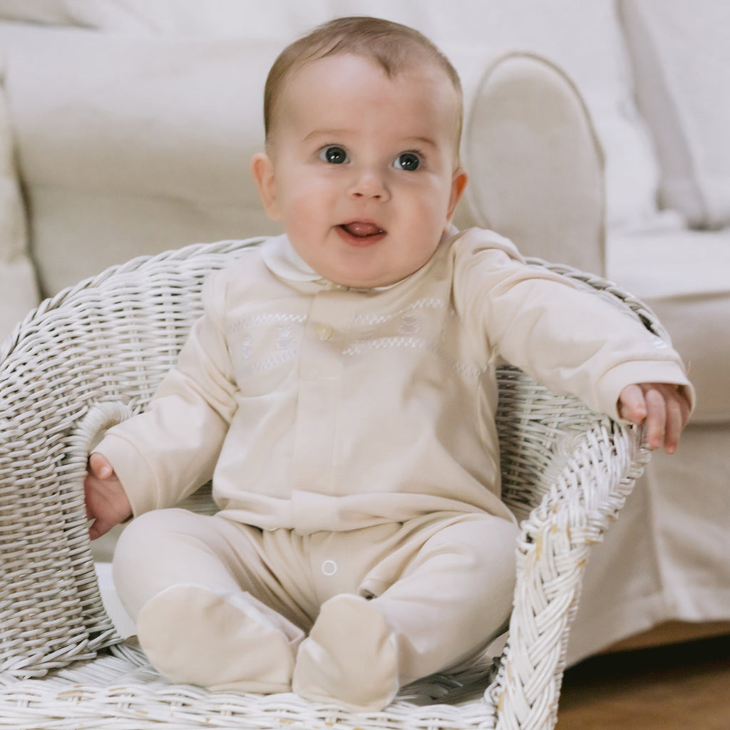 Jesse Stone Front Opening Babygrow Hat