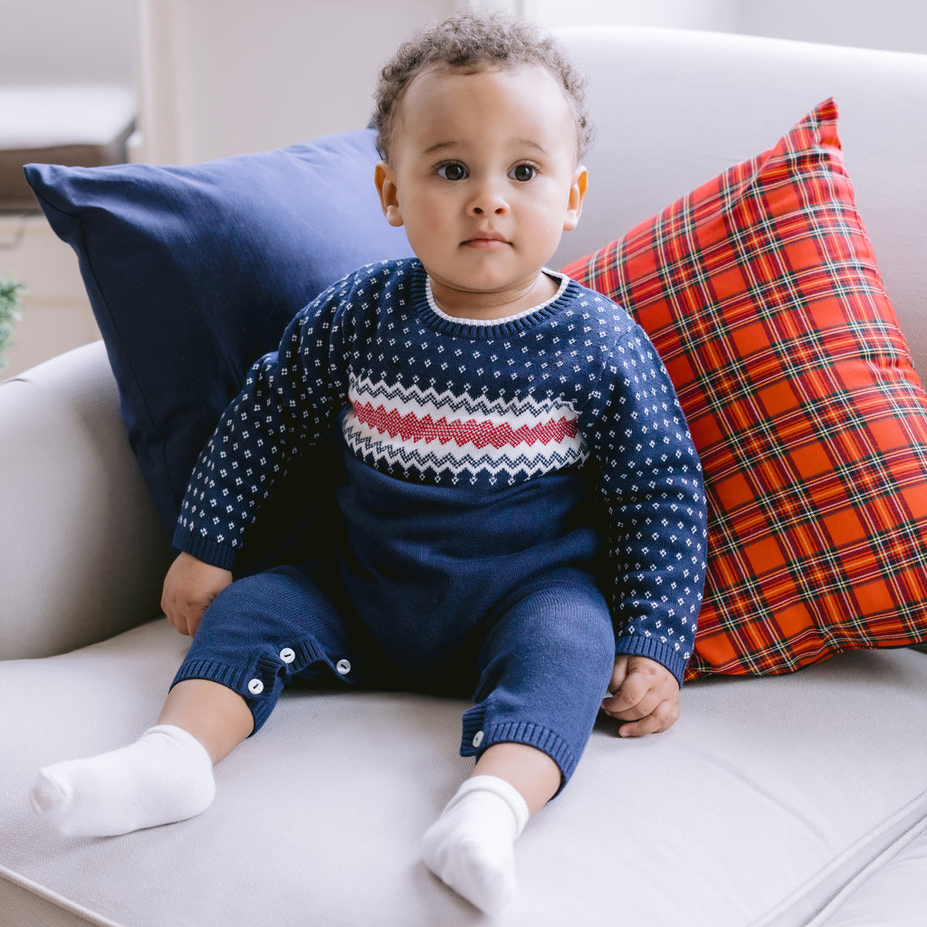 Keane Fairsle Knitted All One & Hat Set