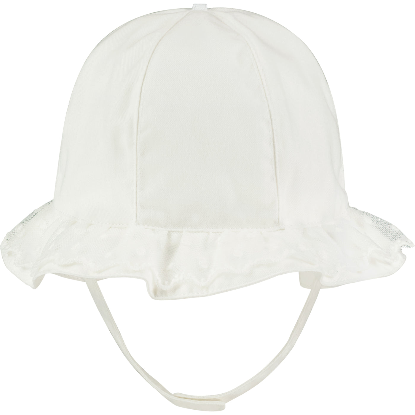 Florrie White Baby Girls Sun Hat