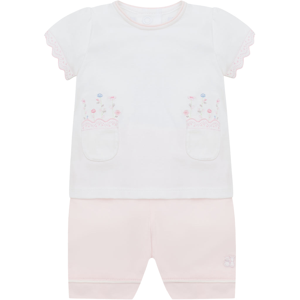 Luna Cotton Summer Top & Shorts Set