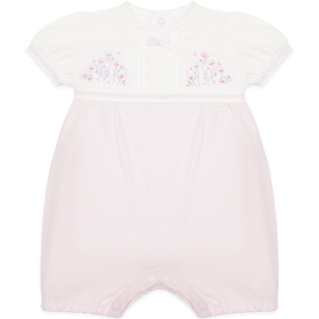 Jemma Floral Embroidery Romper