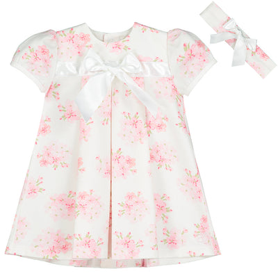 Wednesday Pink Floral Baby Dress - Emile et Rose
