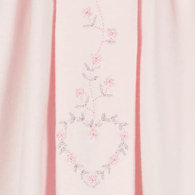 Flora Heart Embroidery Girl Dress