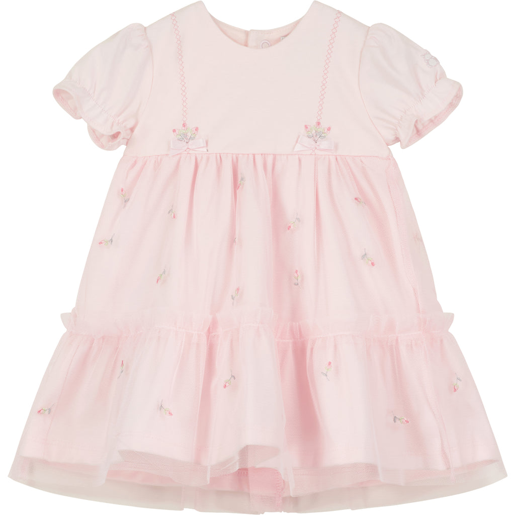 Fabienne Tulle Overlay Dress