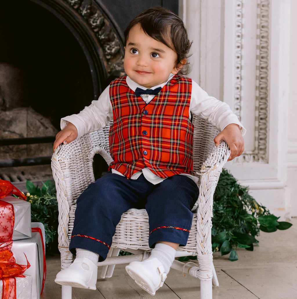 Toddler Campbell Navy Boys Outfit