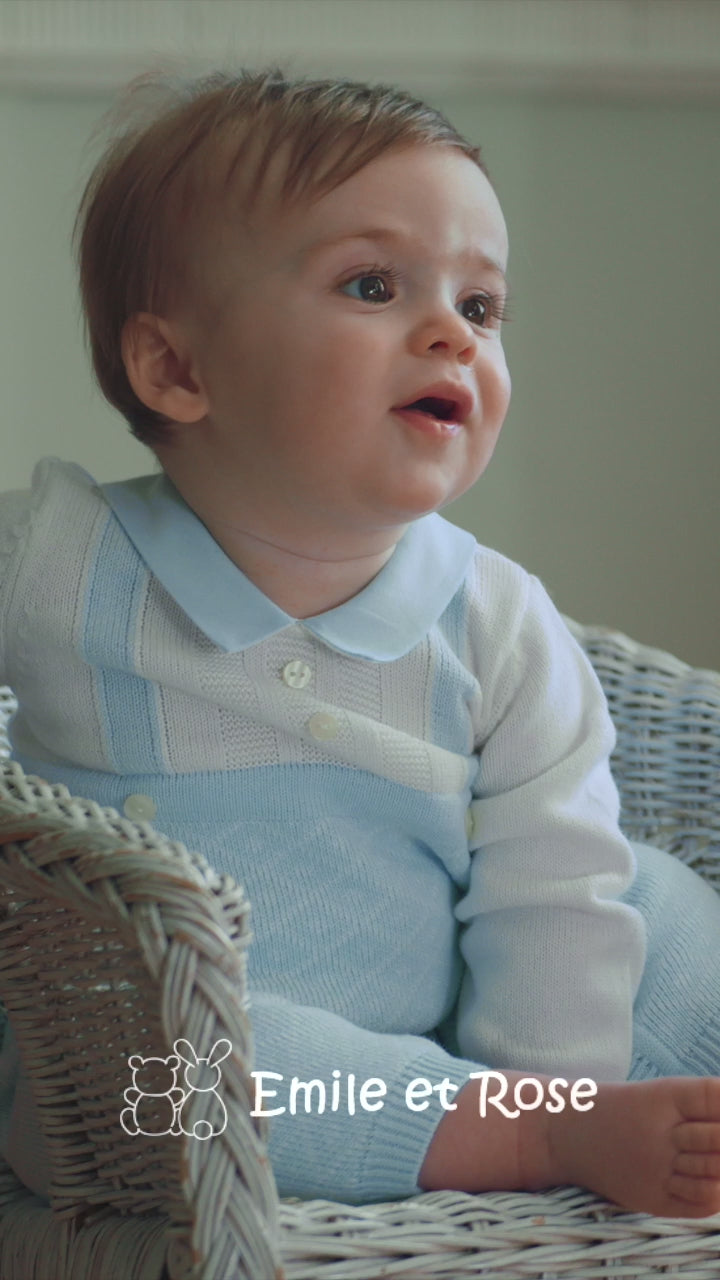 Earl Knit Baby-Strampler für Jungen