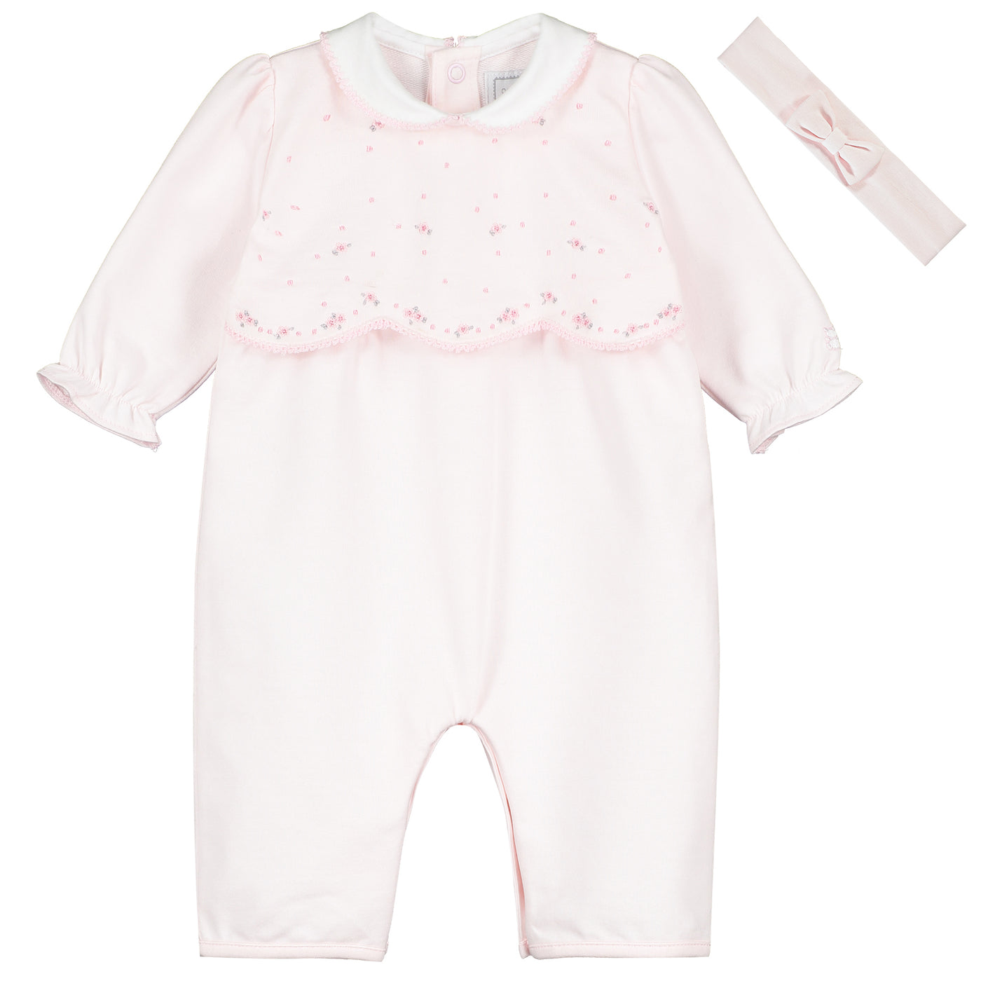 Clara Baby Girls All-in-One &amp; Haarband