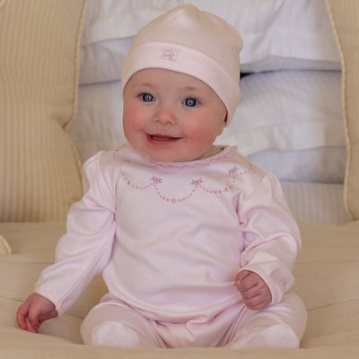 Crystal Baby Mädchen-Strampler und Mütze