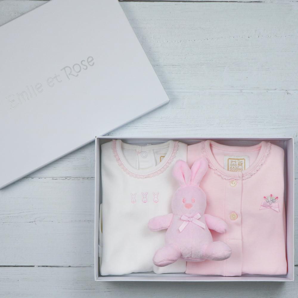 Tessa Pink Baby Girls Gift Set - Emile et Rose