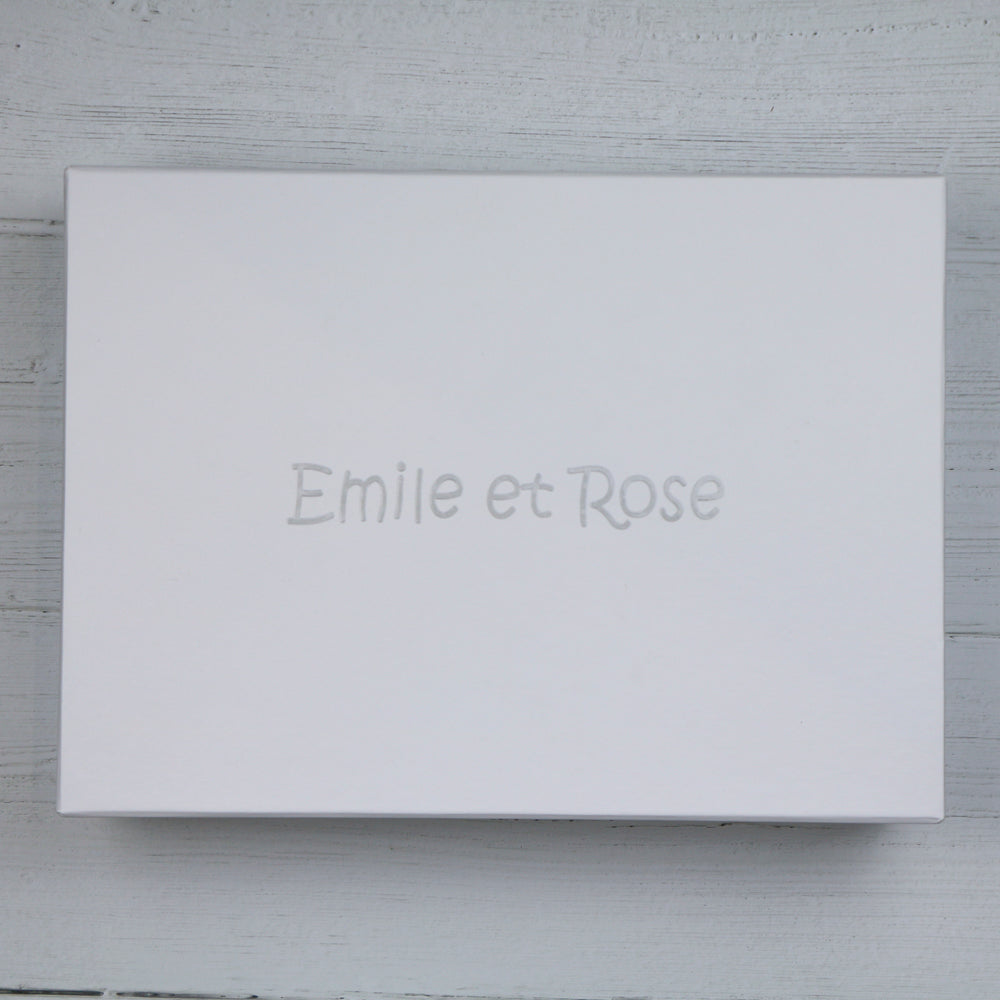 Tilda Pink Floral Print Bib Gift Set - Emile et Rose