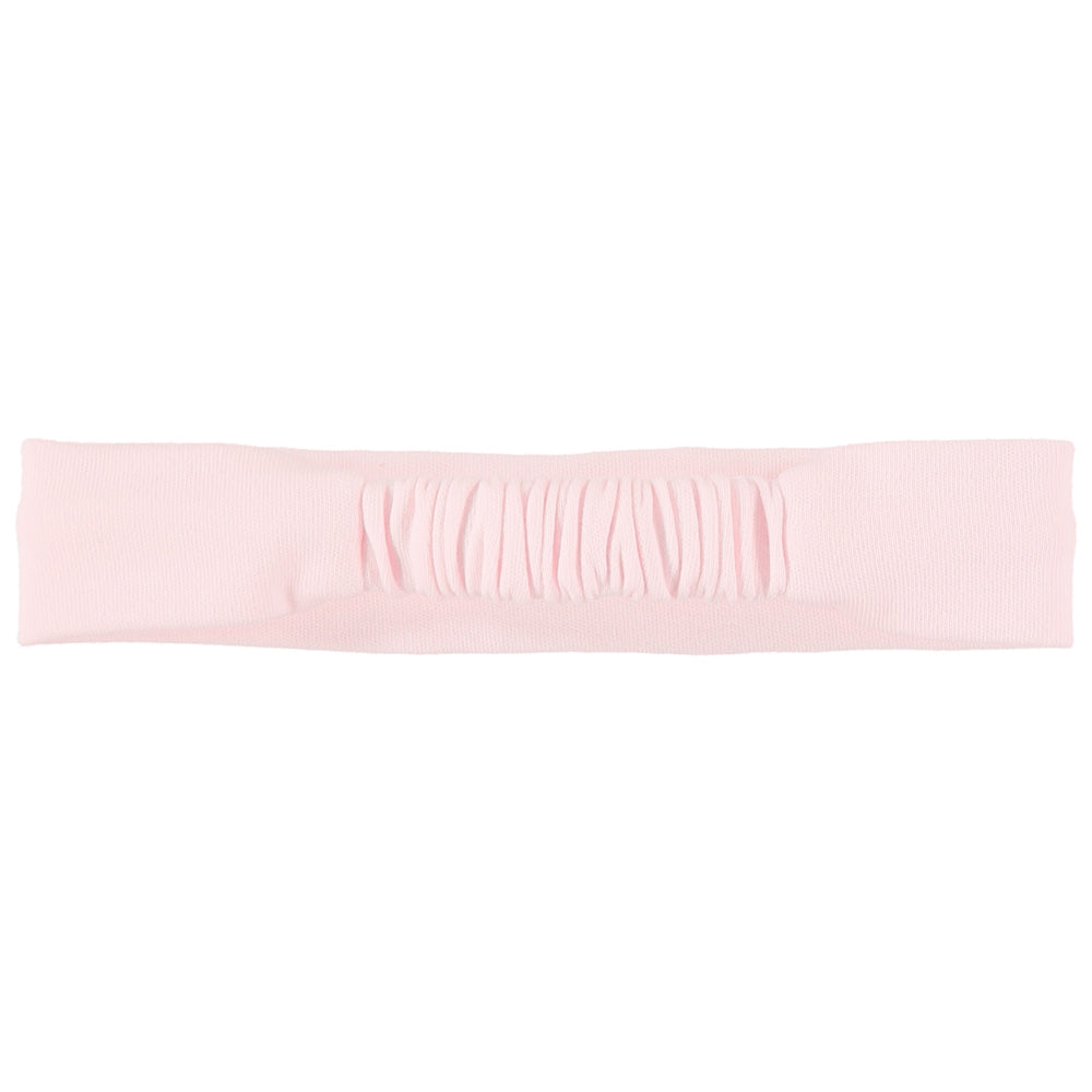 Alba Pink Baby Girls Bow Hairband - Emile et Rose