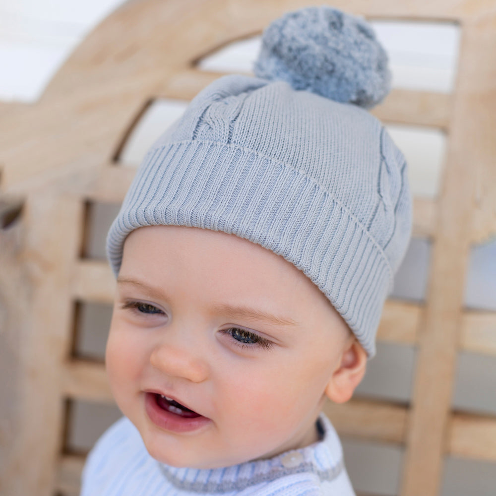 Fuzzy Bobble Hat