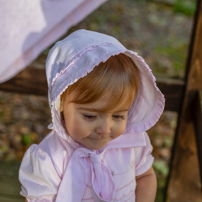 Suzanne Baby Girls Cotton Bonnet