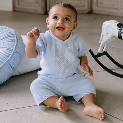 Davis Knit Baby-Shorts-Set für Jungen