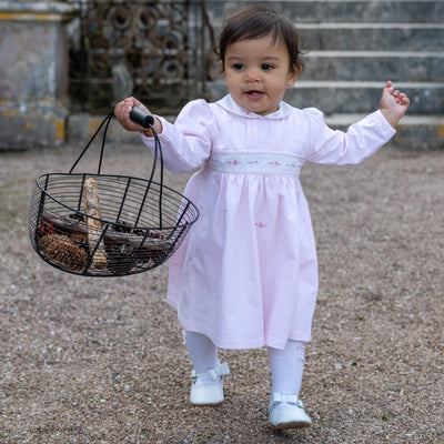 Capri Hübsches Mädchenkleid mit Strumpfhose