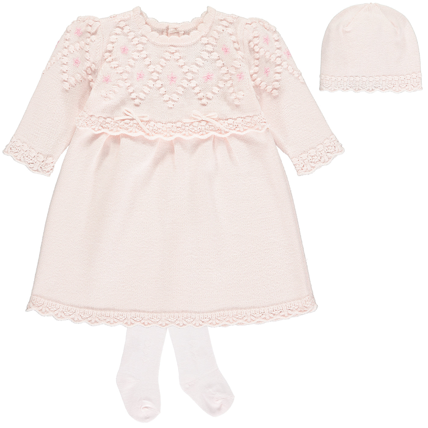 Clare Knit Baby Dress with Tights