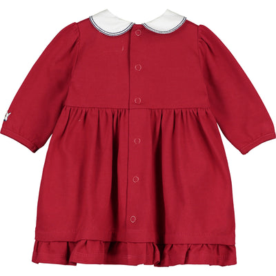 Christie Red Baby Dress with Tights