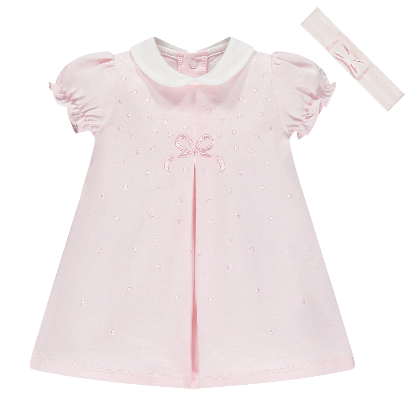 Dotty Pink Spotty Baby Dress