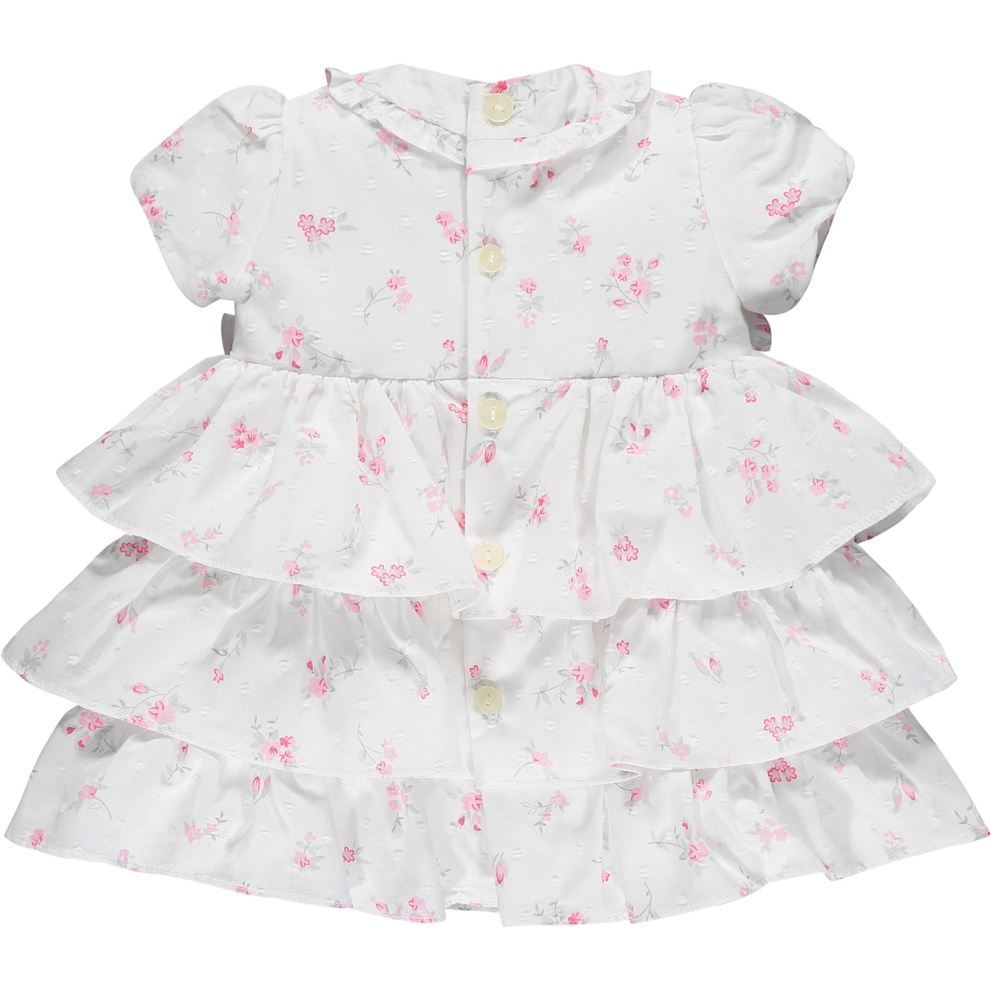 Daisy Pink Floral Baby Dress