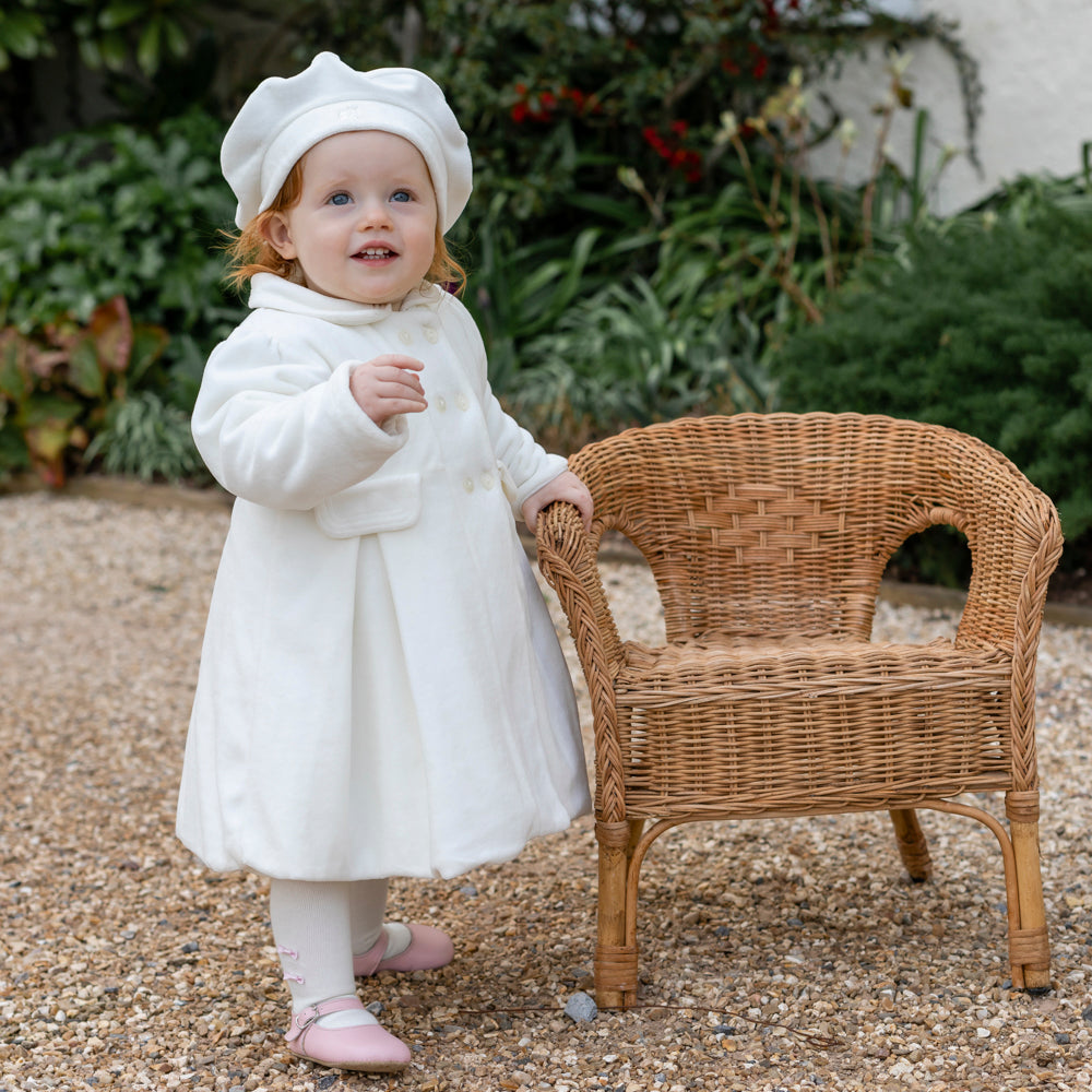 Rosanna Velour Coat & Hat Set