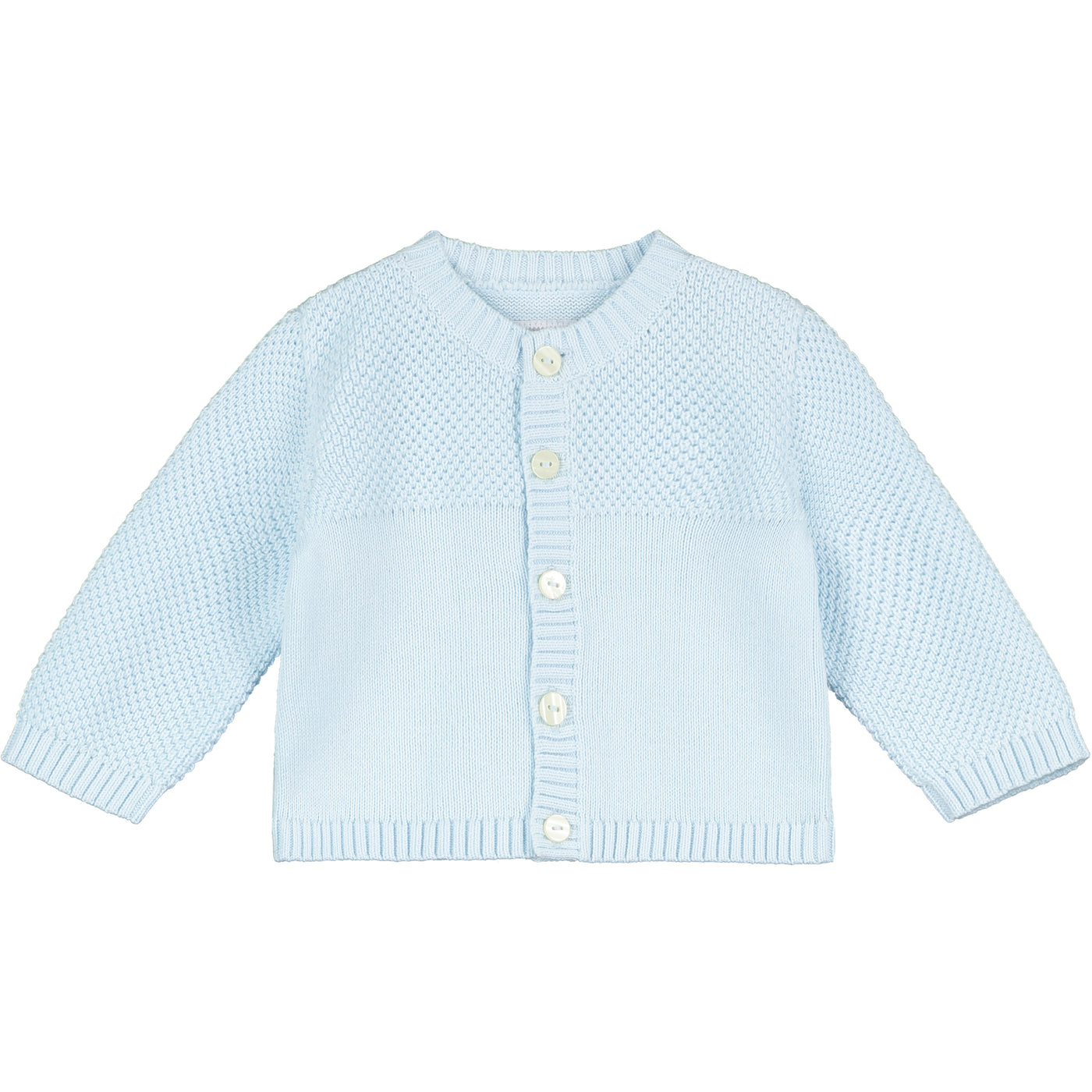 Cypress Blue Knit Baby Cardigan