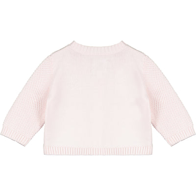 Cypress Pink Knit Baby Cardigan