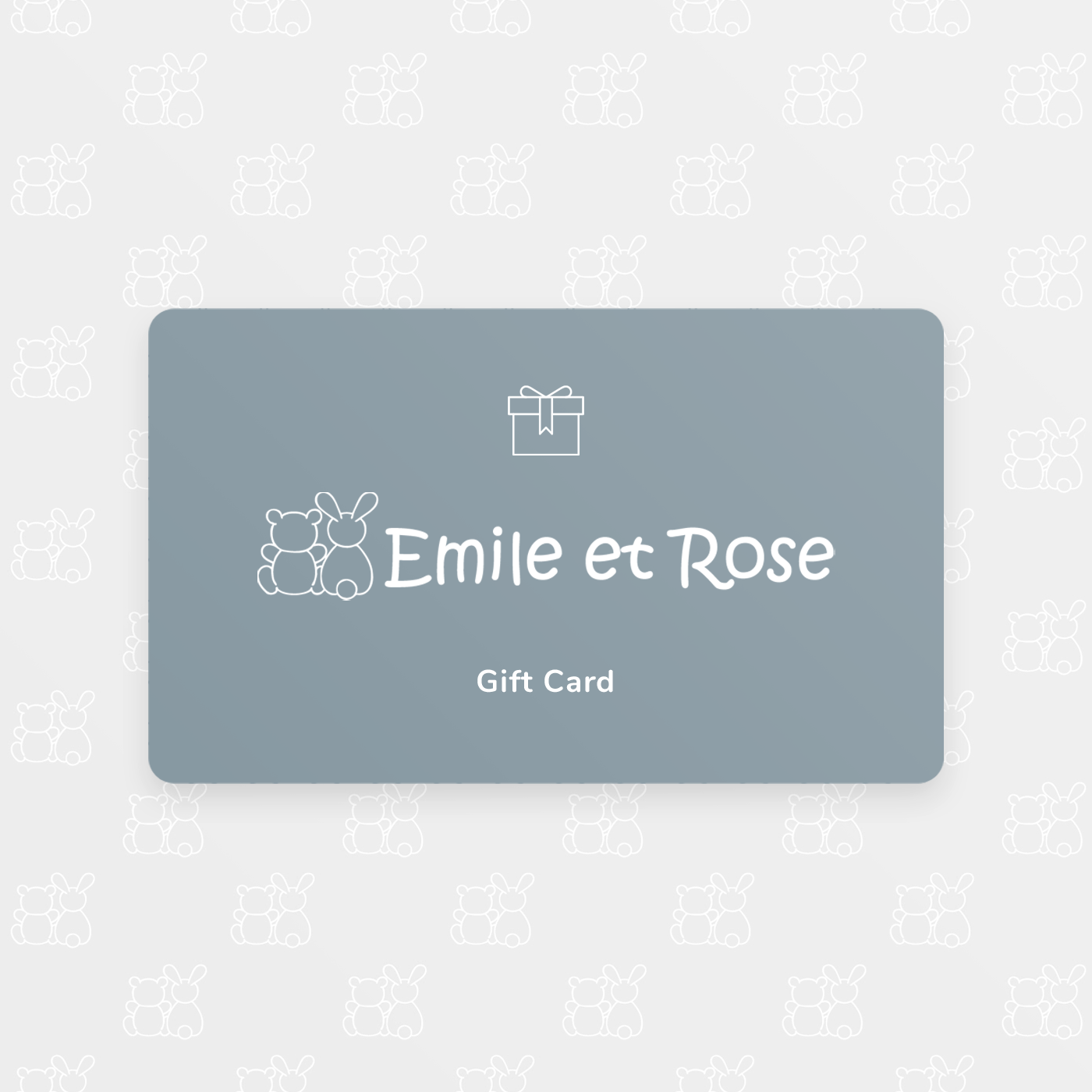 E-Gift Card - Emile Et Rose Retail