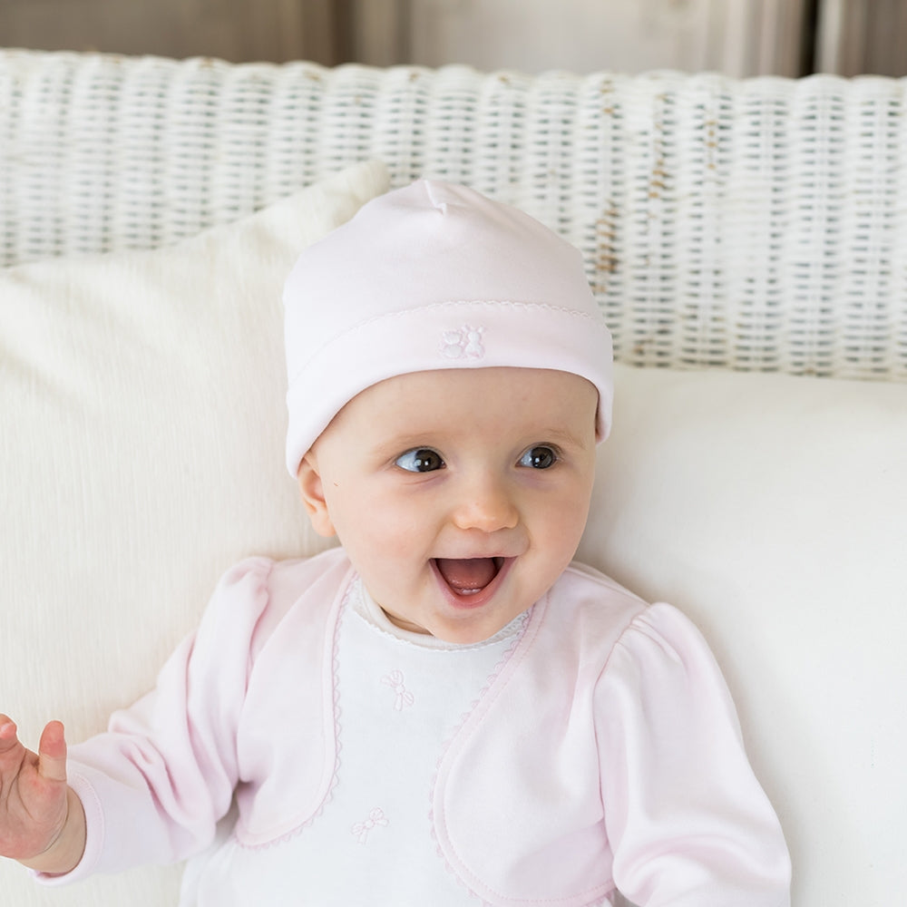 Baby Girls Pink Pull On Hat