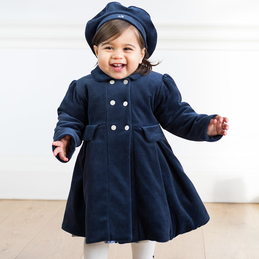 Rosanna Velour Coat & Hat Set